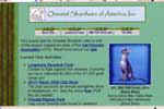 [OSA - Oriental Shorthair of America]